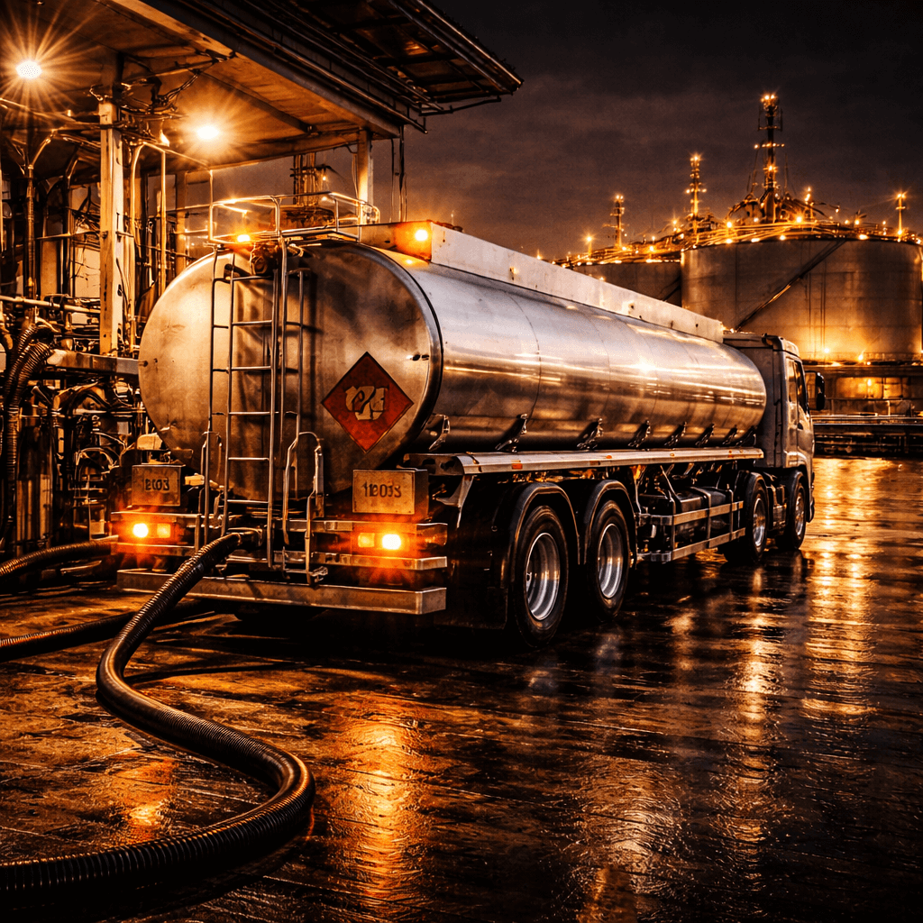 Road tanker delivery